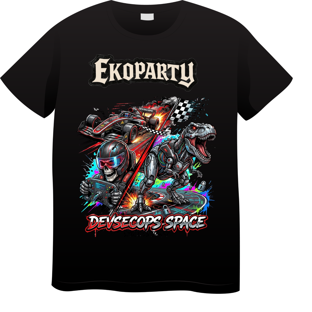 Remera Space Crew: "Redline to Production"