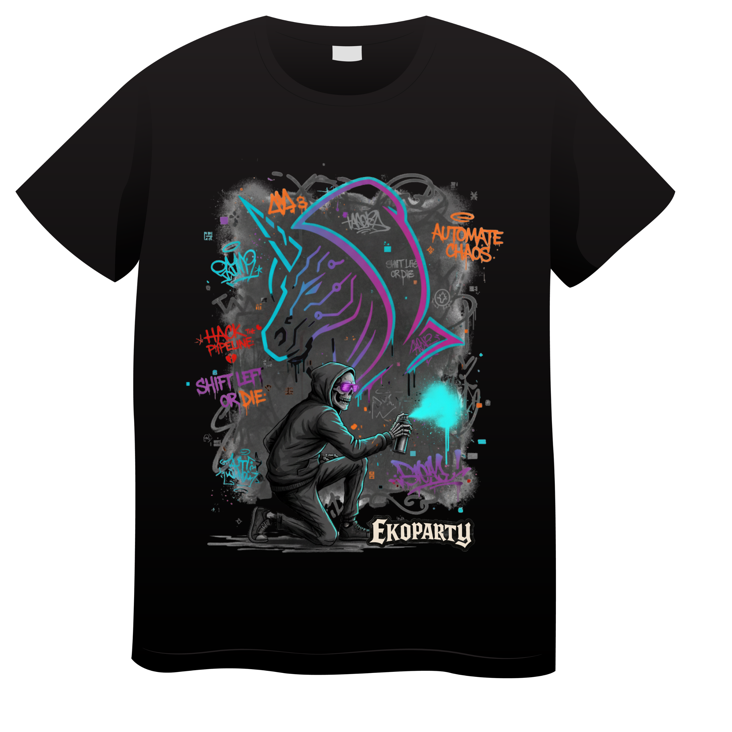 Remera Space Crew: "Hack the Pipeline"