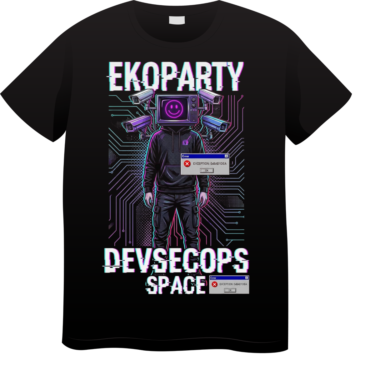 Remera Space Crew: "Bad Idea Exception"