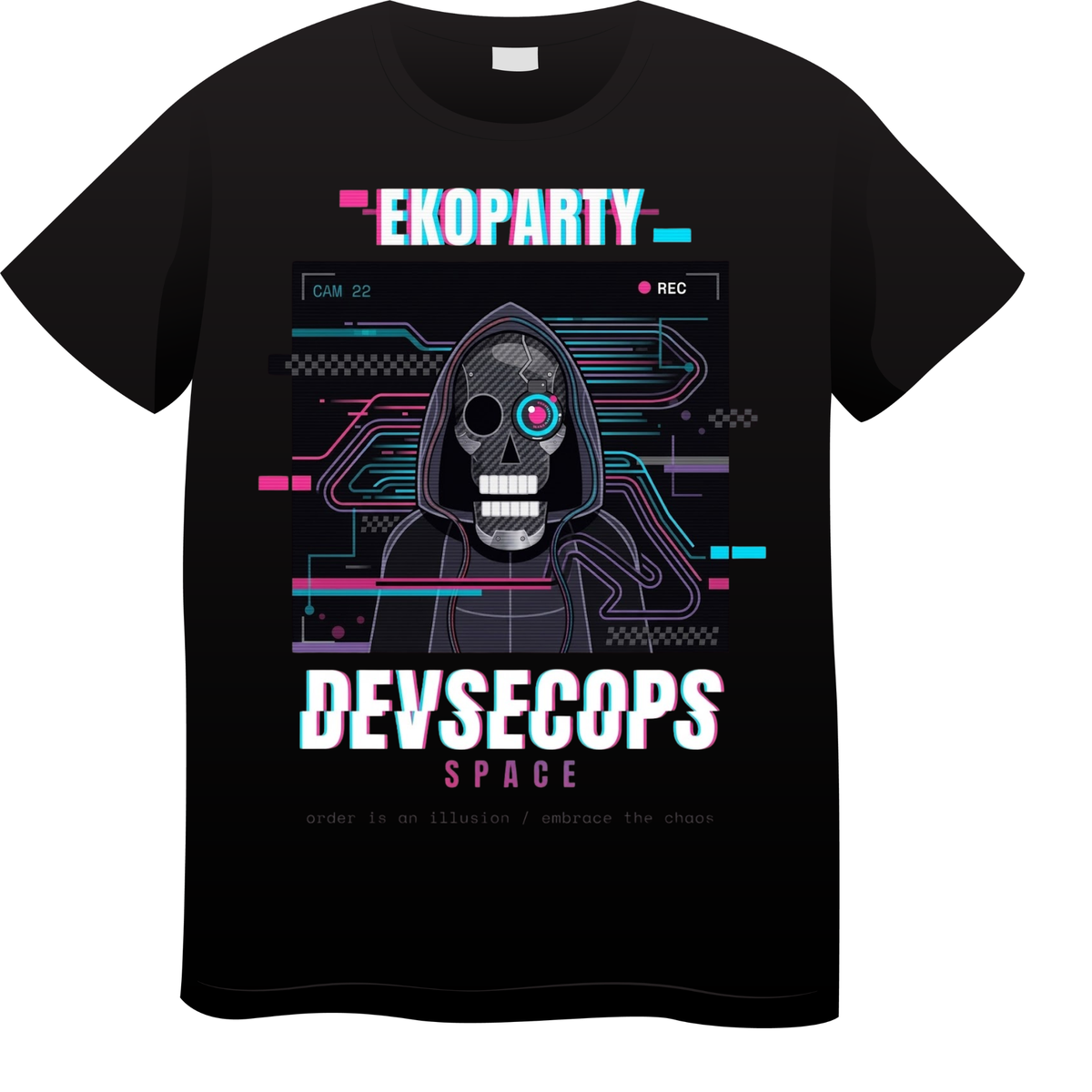 Remera Space Crew: "Embrace the Chaos"